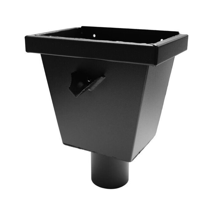 Kallos Vergaarbak junior 100 mm - P.10 zwart (Prefa / Kallos)