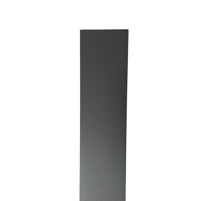 Kallos Aluminium regenpijp 80x80 mm vierkant antraciet Ral-7021 fijnstructuur - 2 meter (Kallos 2,0 mm)