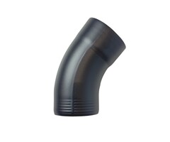 Kallos Bocht 40 graden 80 mm Ral-7021 | Kallos