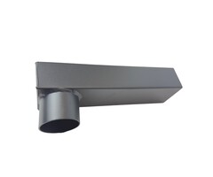 Kallos Stadsuitloop 60x100 naar 80 mm Ral-7021 | Kallos