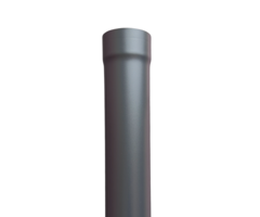 Kallos Regenpijp 80 mm antraciet Ral-7021 - 2 meter | Kallos