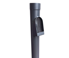 Kallos Bladafscheider 80 mm Ral-7021 | Kallos