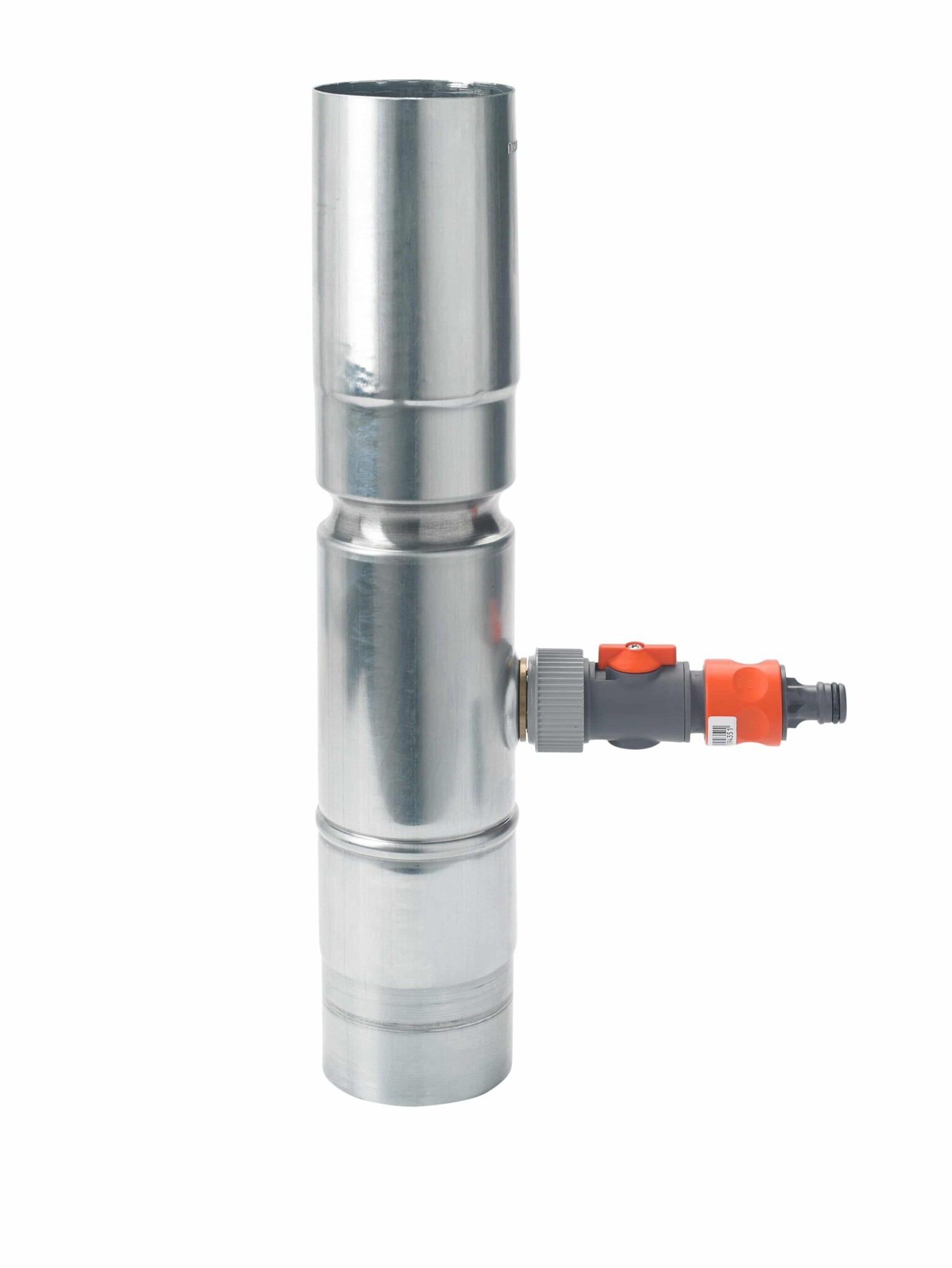 Rheinzink Hemelwateropvang zink 80 mm met Gardena-aansluiting RZ