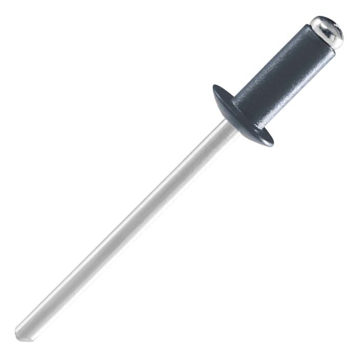 Popnagel aluminium/staal 4,0x10 antraciet