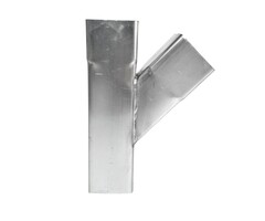 Nedzink T-stuk 80x80 vierkant 45 graden | NedZink