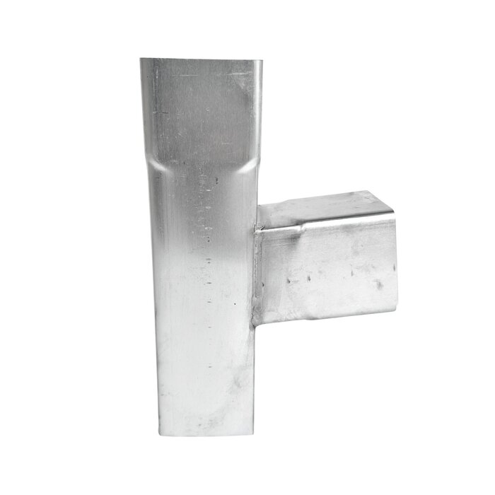 Nedzink Zinken T-stuk 80x80 mm vierkant 85 graden (NedZink)