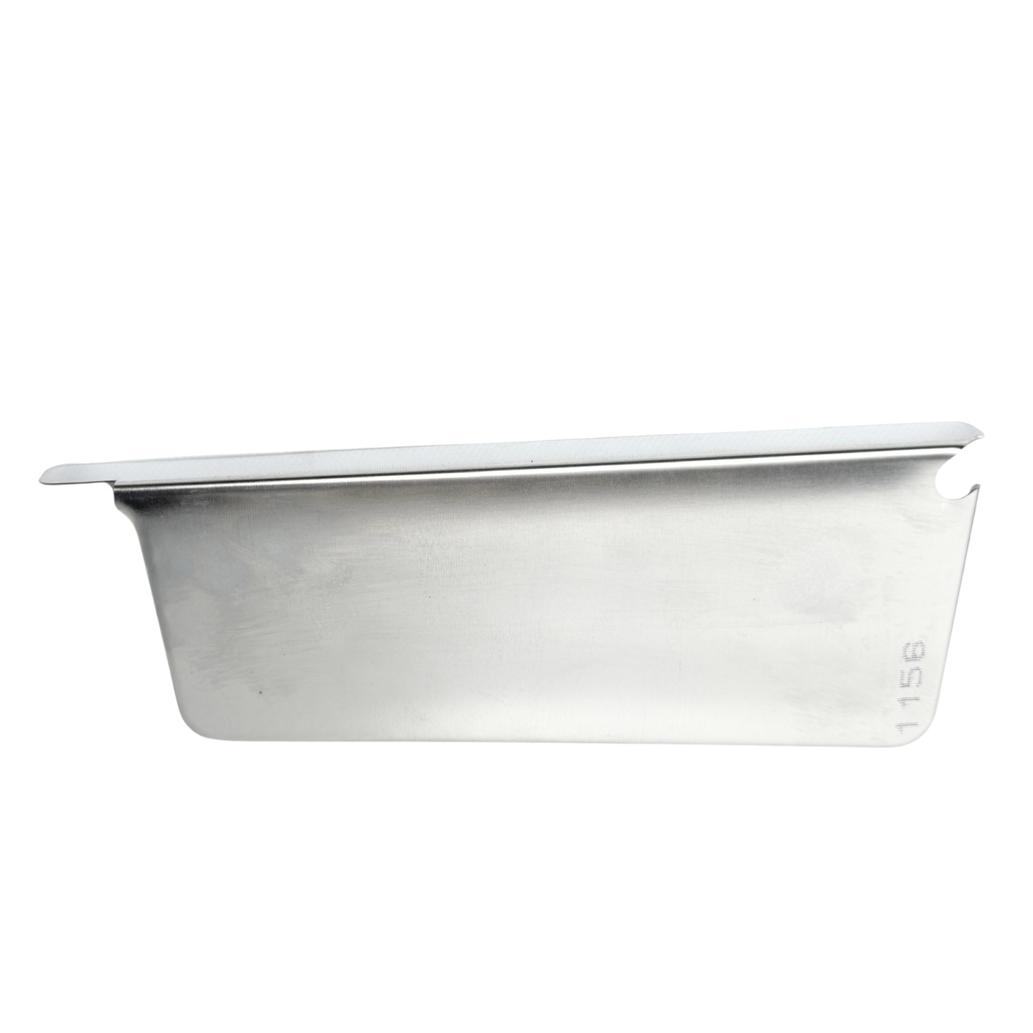 Nedzink Kopschot zonder kraal rechts / Separatieschot bakgoot B44 links