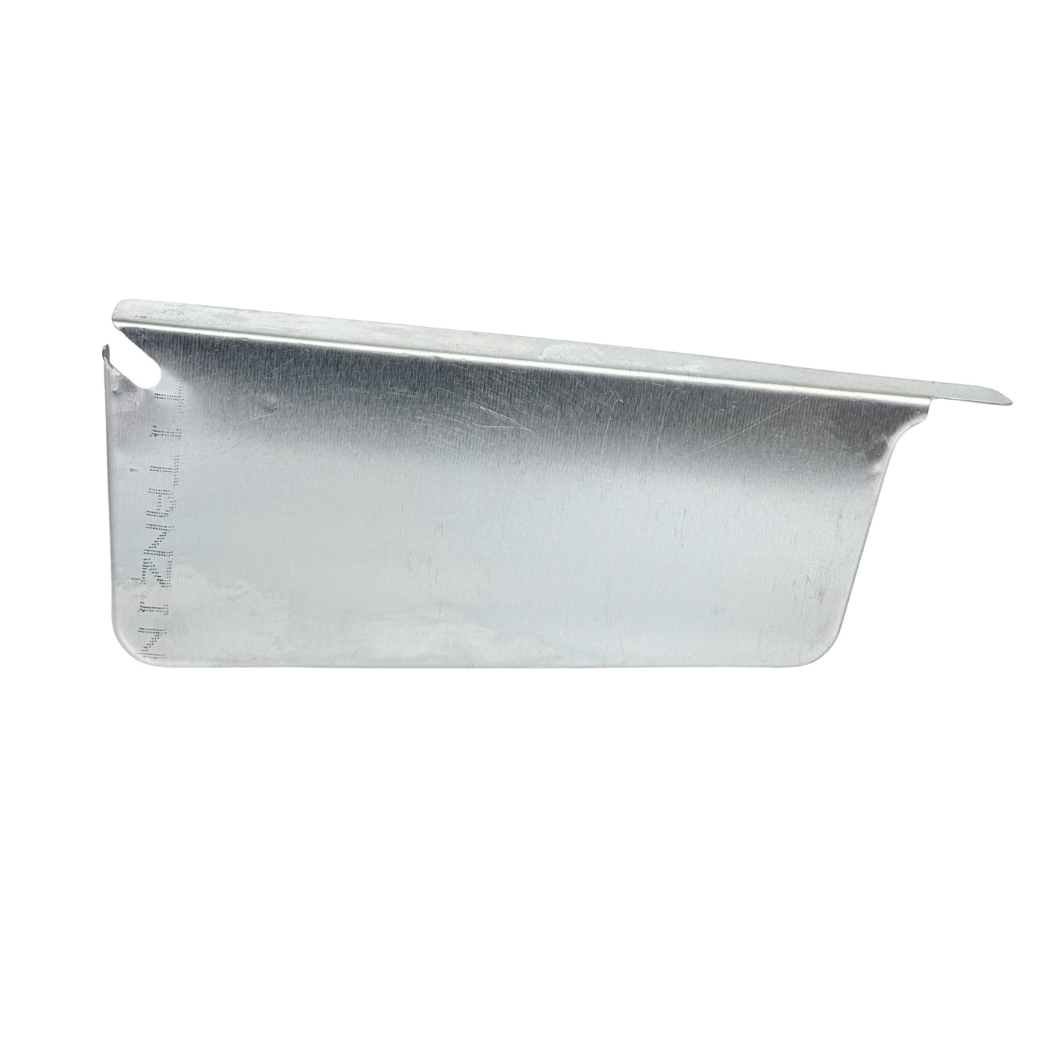 Nedzink Kopschot zonder kraal links / Separatieschot bakgoot B37 rechts