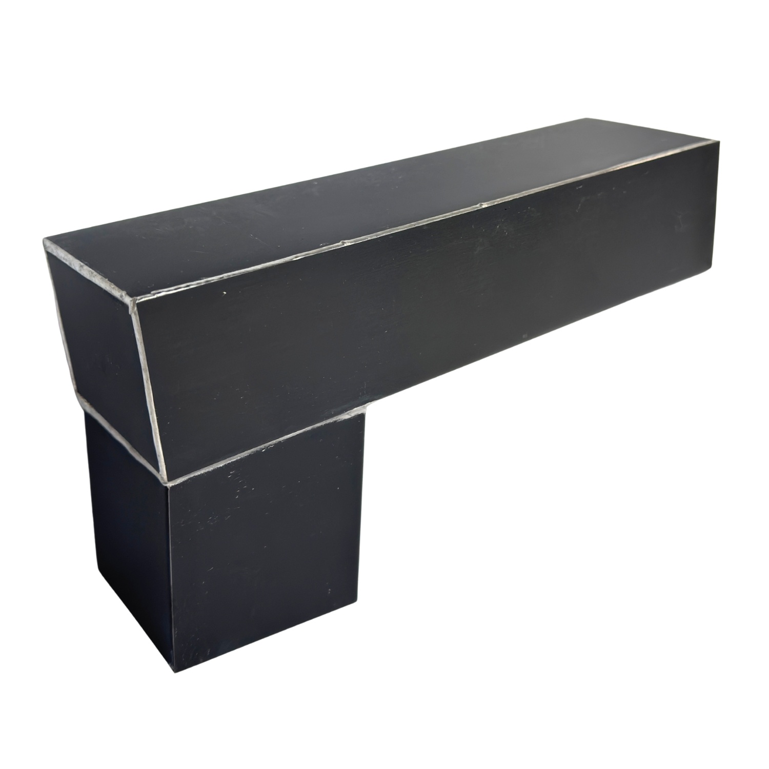 Nedzink Zinken stadsuitloop 60x100 mm naar 78x78 mm vierkant zwart Noir (NedZink)