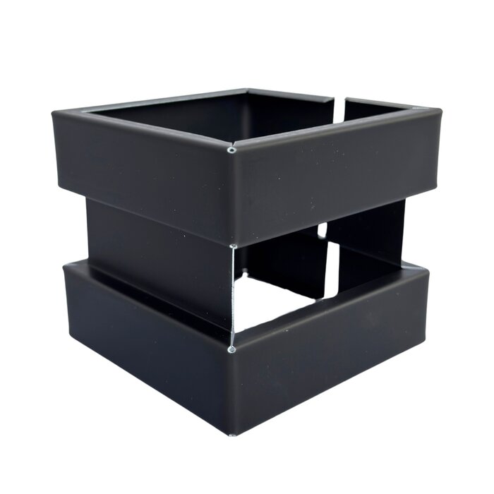 Nedzink Zinken wrong 80x80 mm zwart Noir (NedZink)