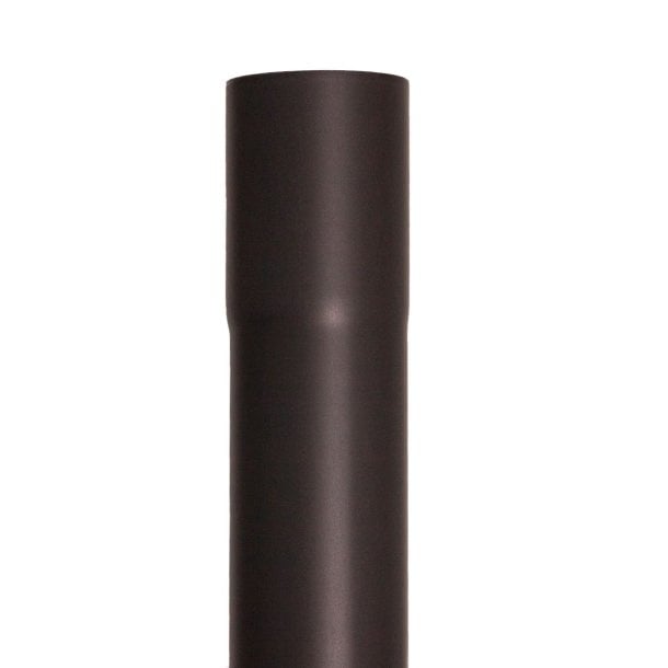 Nedzink Zinken regenpijp gelast 80 mm rond zwart Noir - 2 meter (NedZink 0,70 mm)