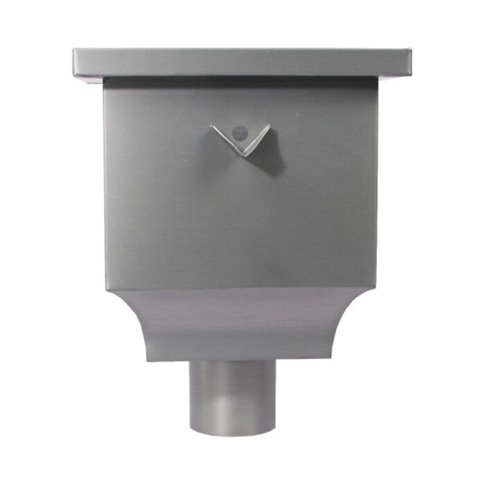 Nedzink Zinken vergaarbak Brabant 80 mm grijs Nova (NedZink)