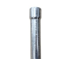 Dakgootwinkel.nl Stalen ondereind verzinkt 80 mm - 1,5 meter
