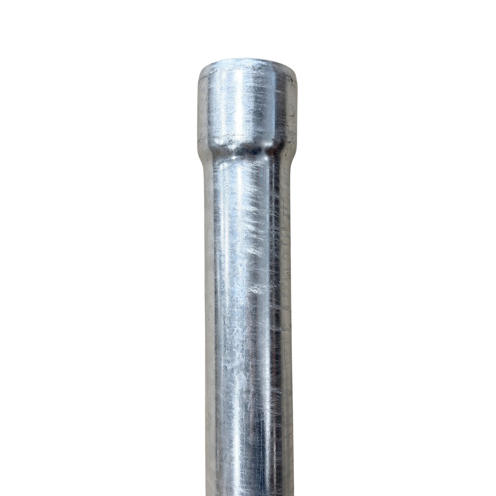 Dakgootwinkel.nl Stalen ondereind (regenpijp) verzinkt 80 mm - 2 meter