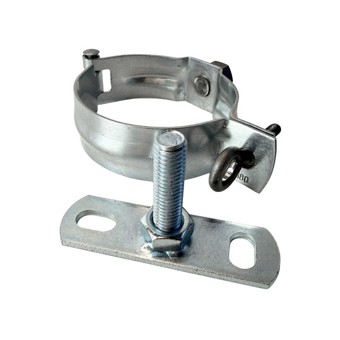 Nedzink Zinken regenpijpbeugelset 80 mm M10 - set met montage-opties