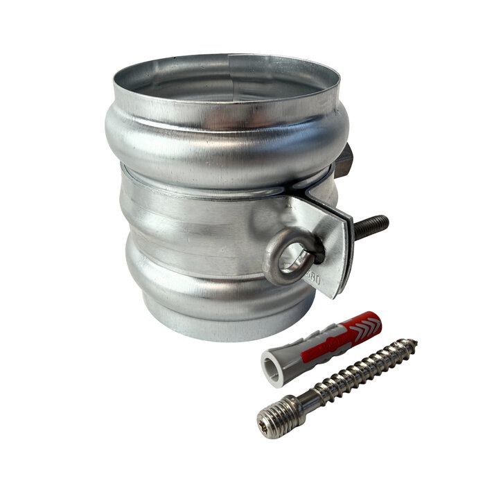 Nedzink Zinken regenpijpbeugelset 80 mm M10 - set met montage-opties