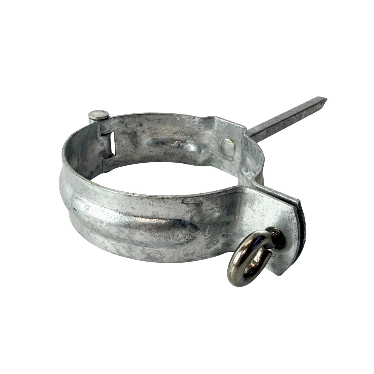 Scharnierpenbeugel 80 mm gegalv. (STANDAARD)