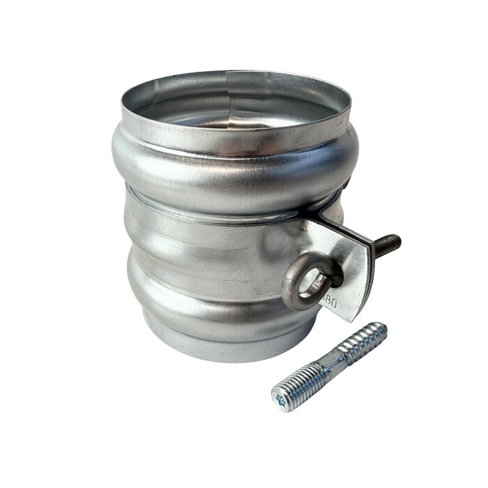 Nedzink Zinken regenpijpbeugelset 80 mm M10 - set met montage-opties