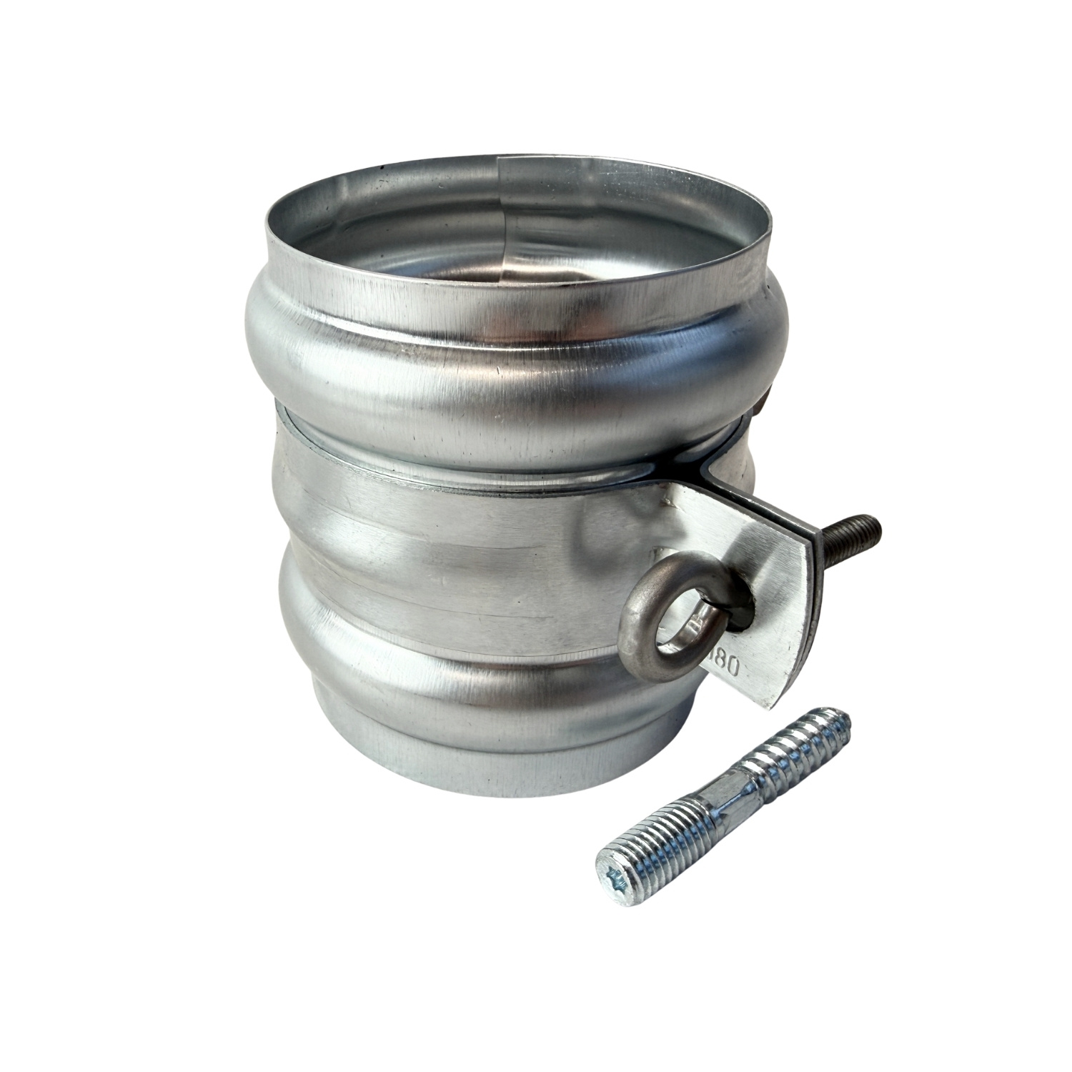 Zinken regenpijpbeugels 80 mm M10