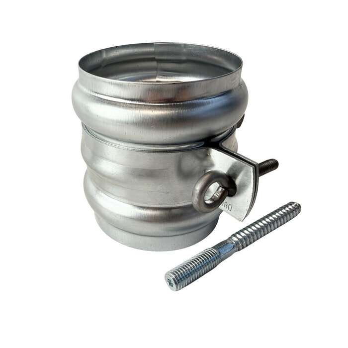Nedzink Zinken regenpijpbeugelset 80 mm M10 - set met montage-opties