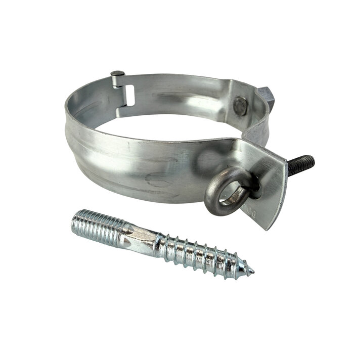 Gromo Zinken regenpijpbeugels 100 mm M10 - set met montage-opties