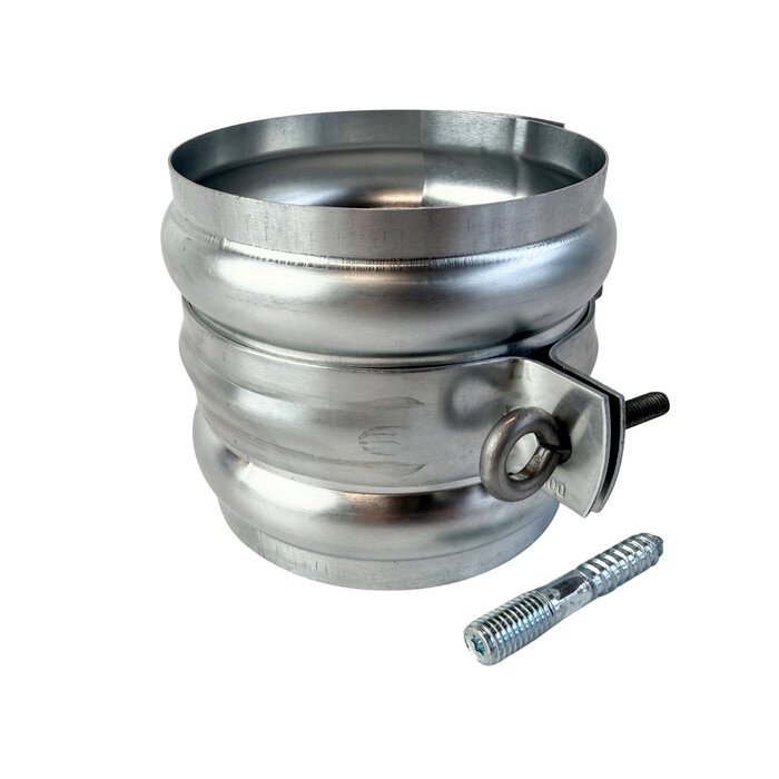 Grömo Zinken regenpijpbeugels 100 mm M10 - set met montage-opties