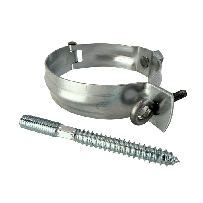Gromo Zinken regenpijpbeugels 100 mm M10 - set met montage-opties