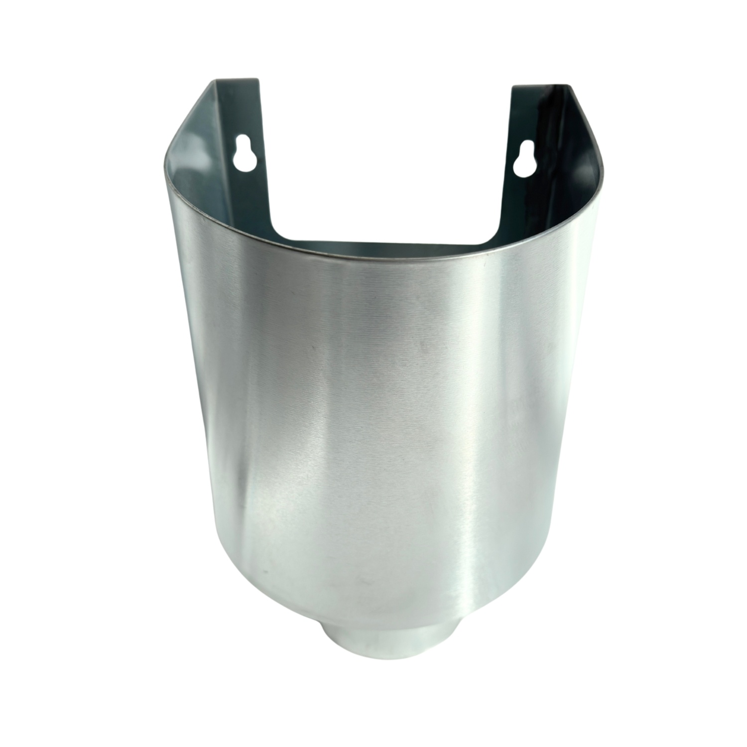 Nedzink Vergaarbak zink 80mm rond Mini met uitsparing - Nedzink