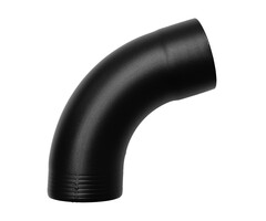 Kallos Bocht 72 graden 80 mm Ral-9005 | Kallos