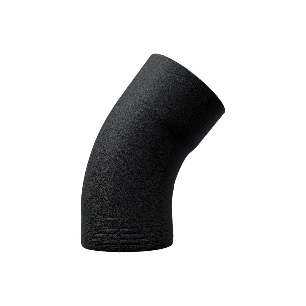 Prefa Aluminium regenpijp bocht 40 graden 80 mm P.10 zwart (Prefa)