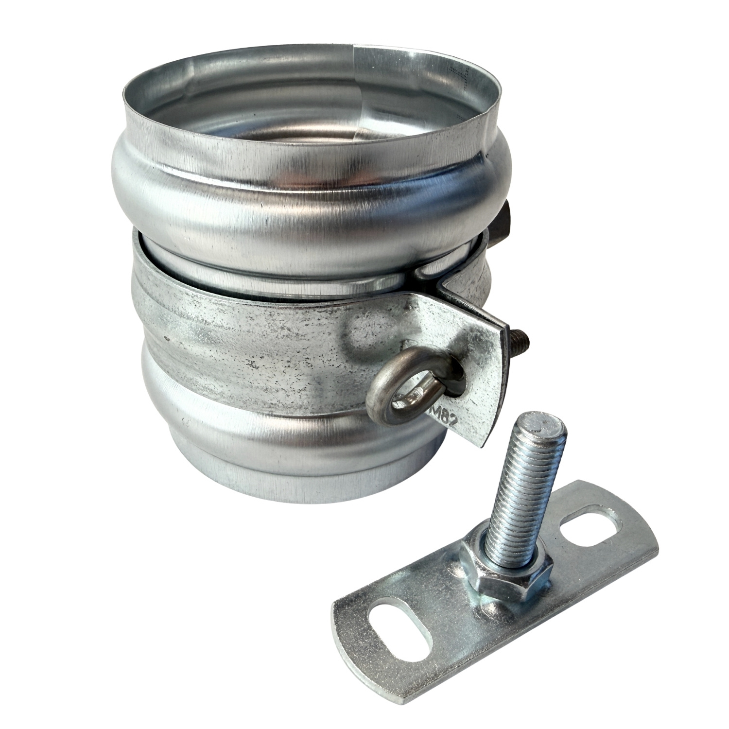 Gegalv. beugel SET 80 mm M10