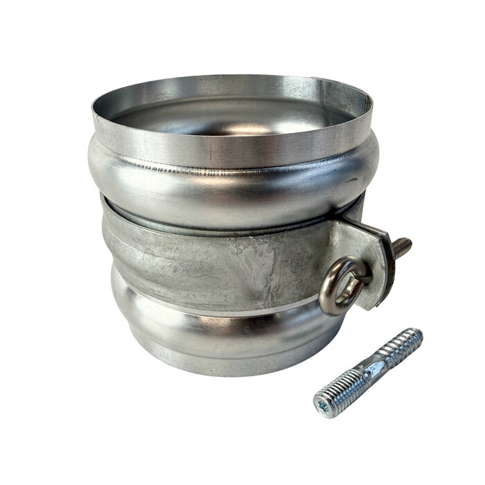 Grömo Gegalvaniseerde regenpijpbeugelset 100 mm M8/M10 - set met montage-opties