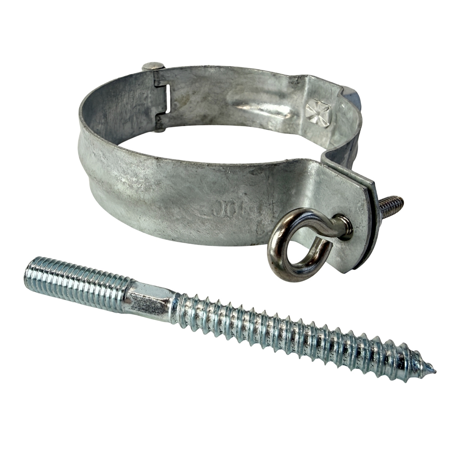 Gegalv. regenpijpbeugels 100 mm M10