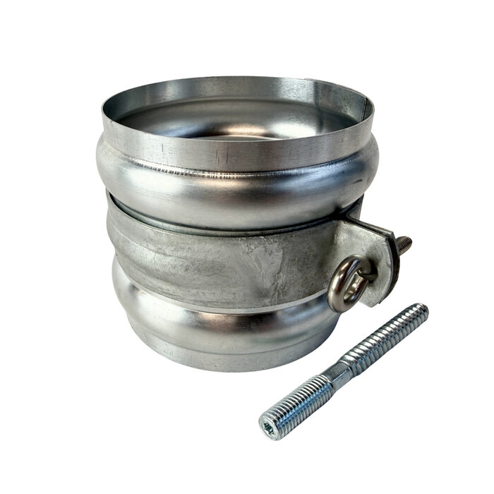 Gromo Gegalvaniseerde regenpijpbeugelset 100 mm M8/M10 - set met montage-opties
