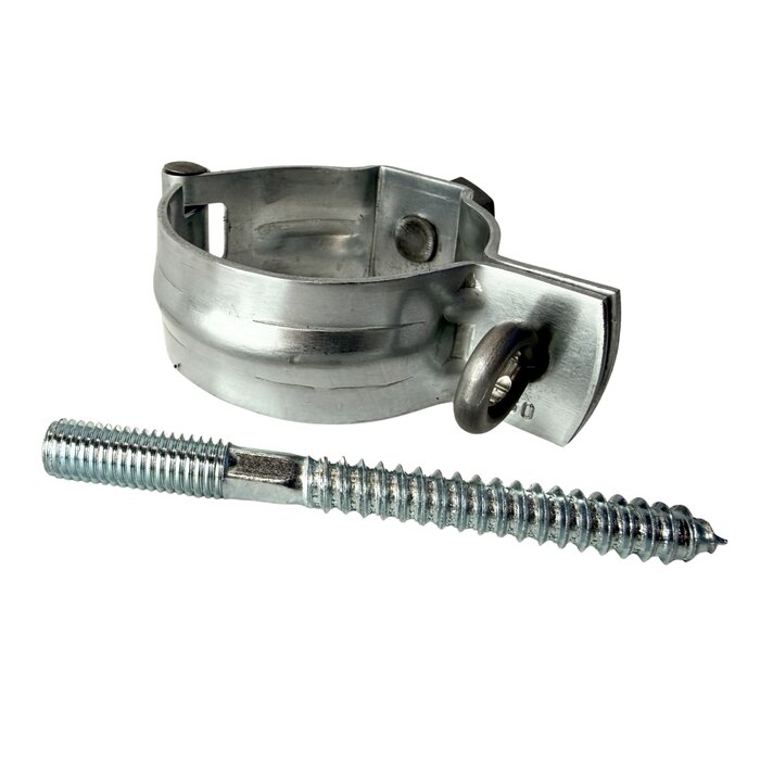 Huismerk Zinken regenpijpbeugels 60 mm M10 - set met montage-opties