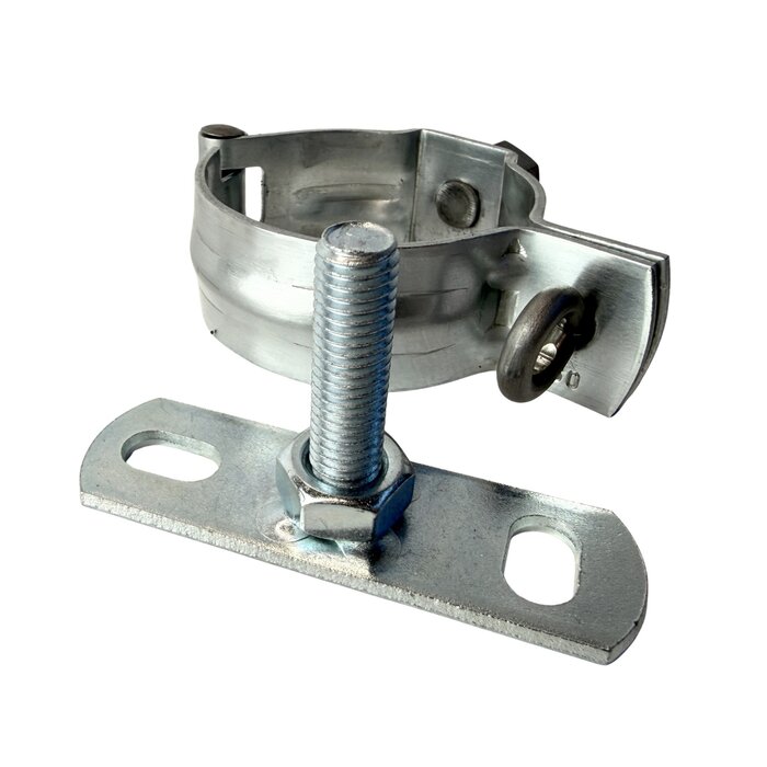 Huismerk Zinken regenpijpbeugels 60 mm M10 - set met montage-opties