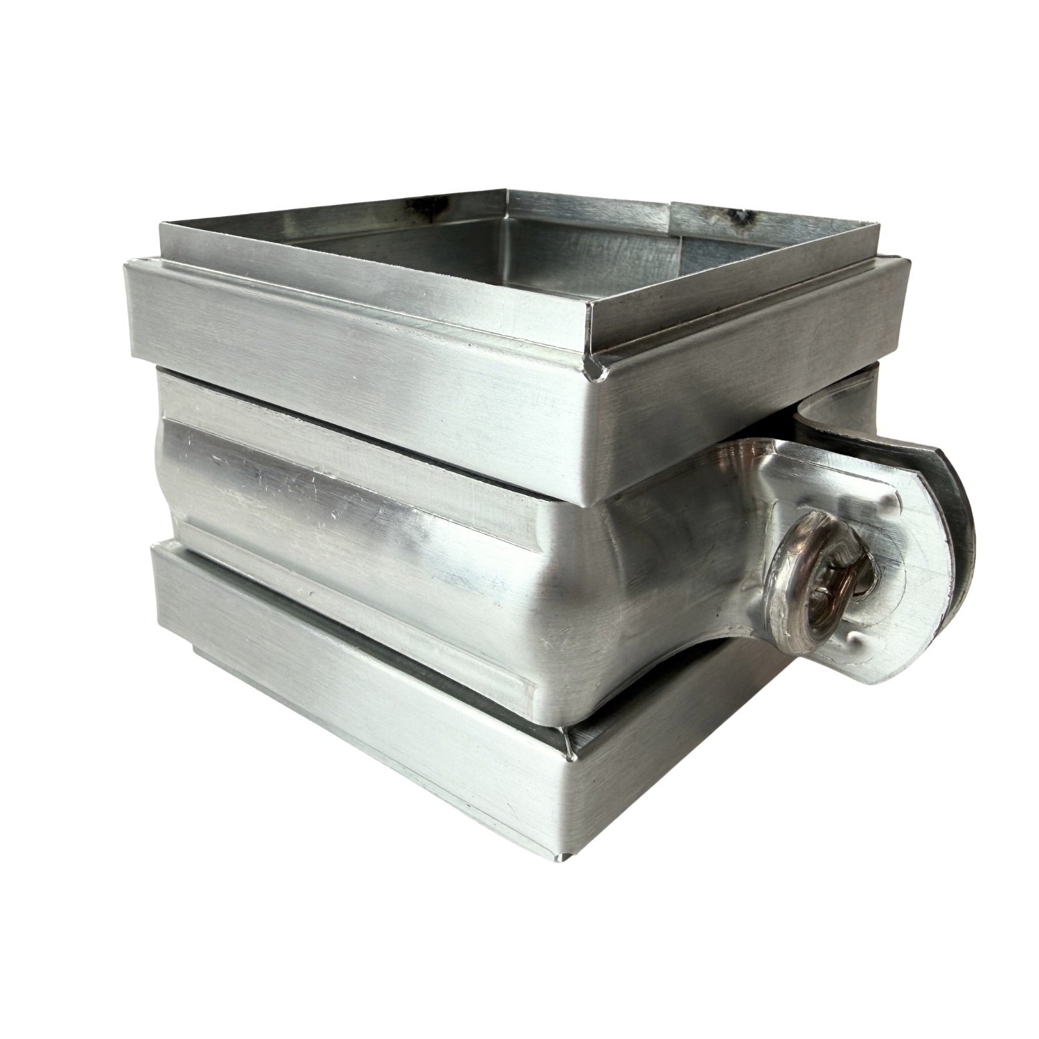 Rheinzink Scharnierbeugel ZINK 80x80mm M10