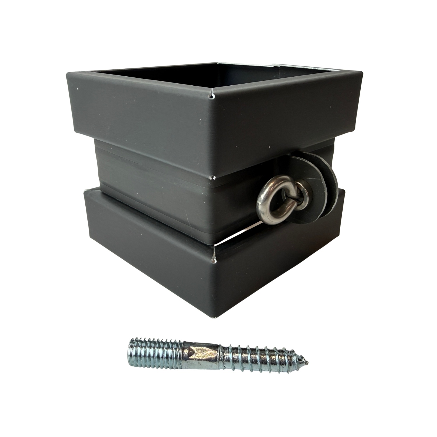 Nedzink Beugel SET 80x80 mm M10 - Noir antraciet/zwart