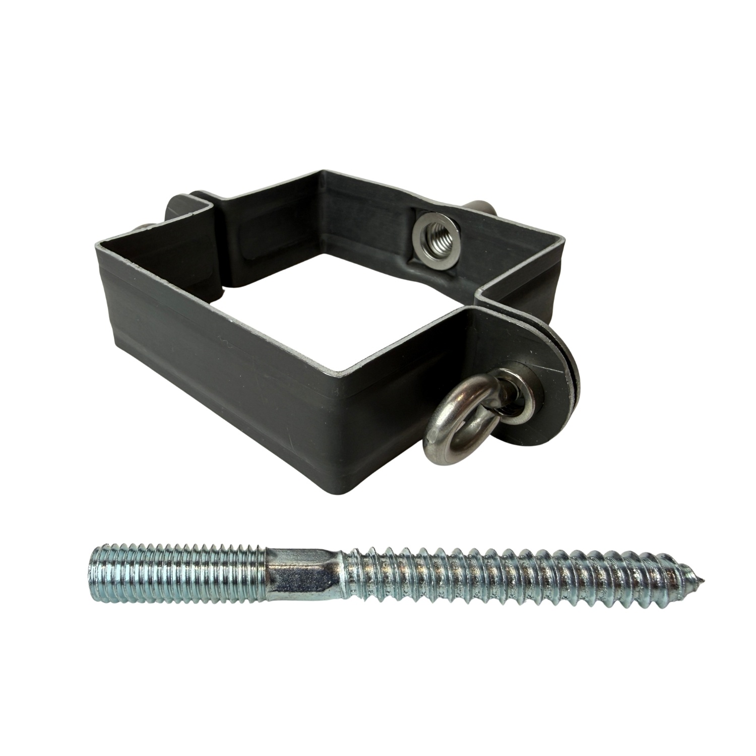 Nedzink Beugel SET 80x80 mm M10 - Noir antraciet/zwart