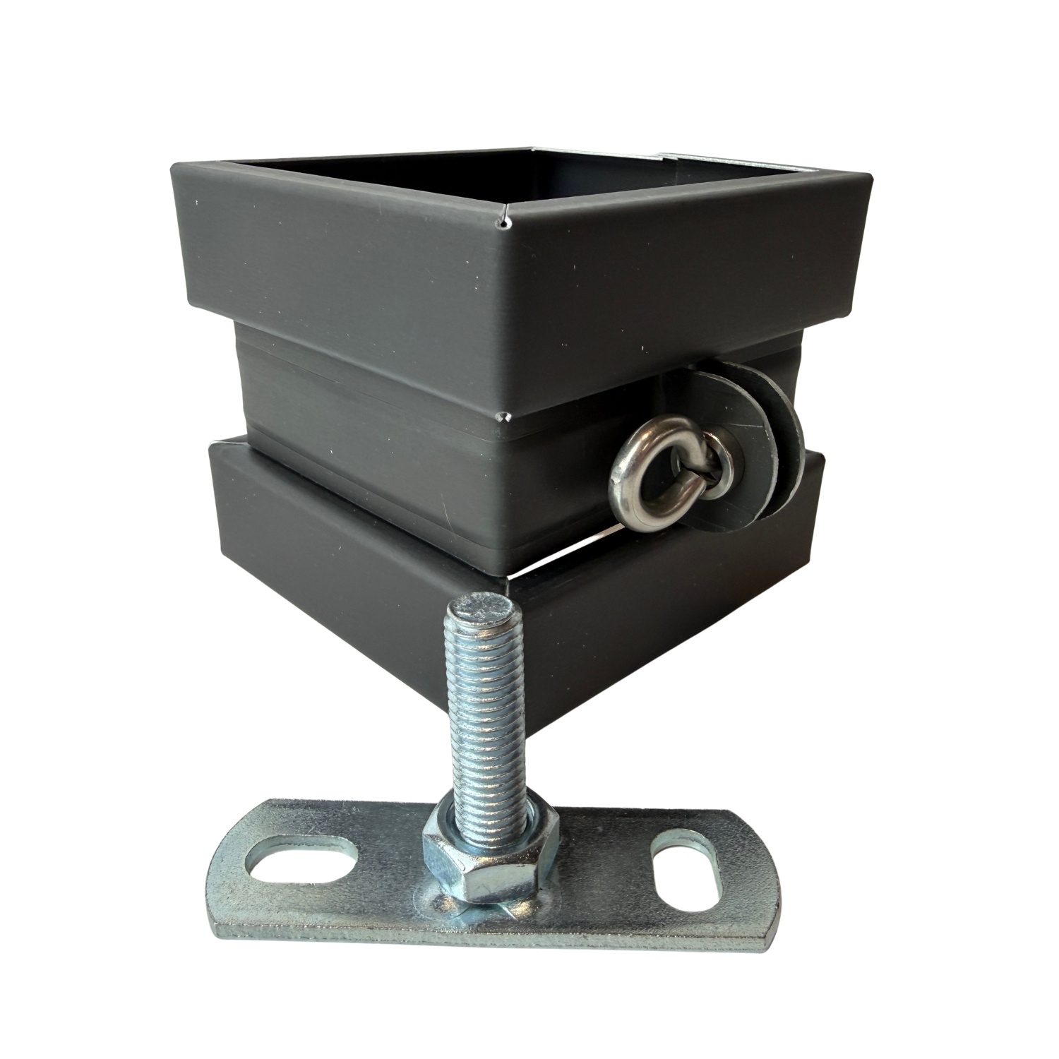 Nedzink Beugel SET 80x80 mm M10 - Noir antraciet/zwart