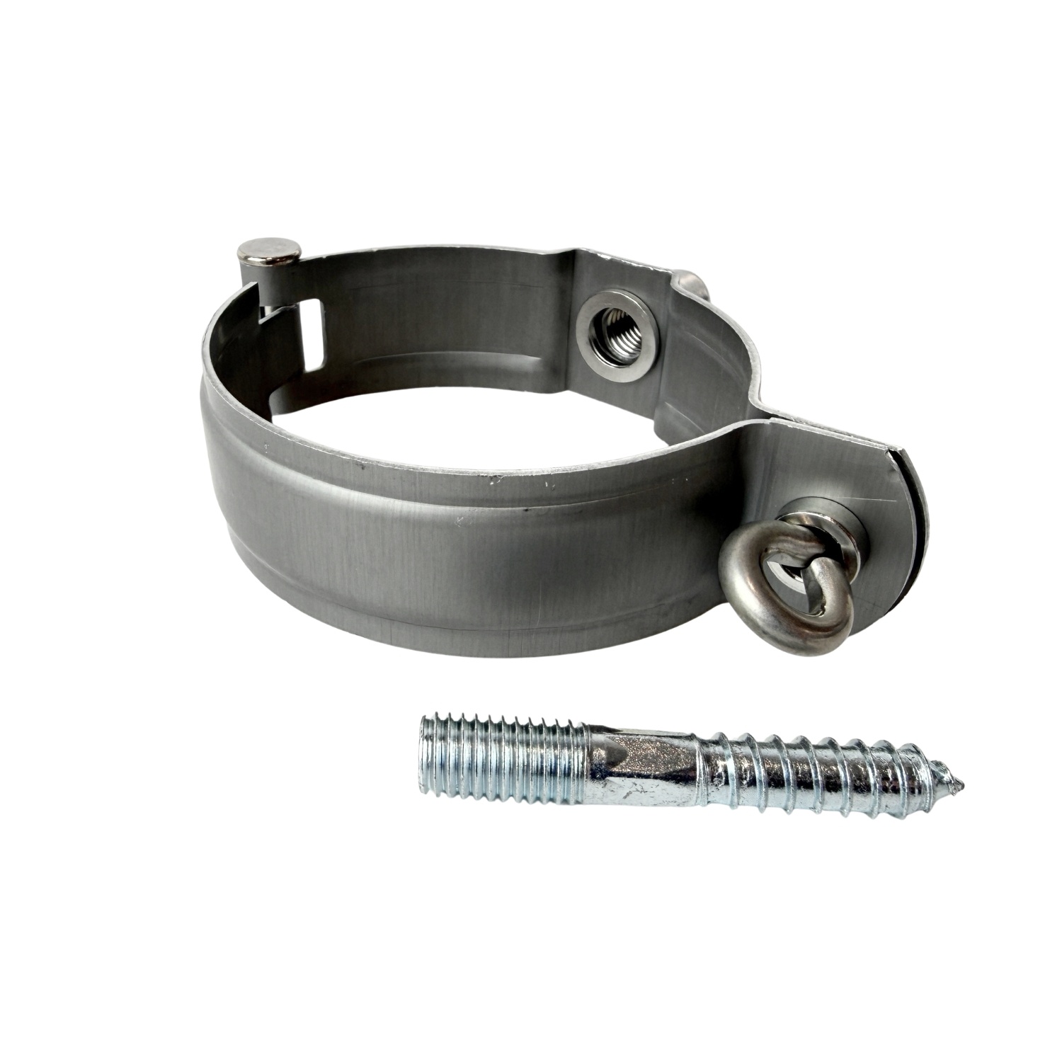 Nedzink Scharnierpijpbeugel 82 mm M8/M10 grijs Nova (NedZink, t.b.v. wrong)
