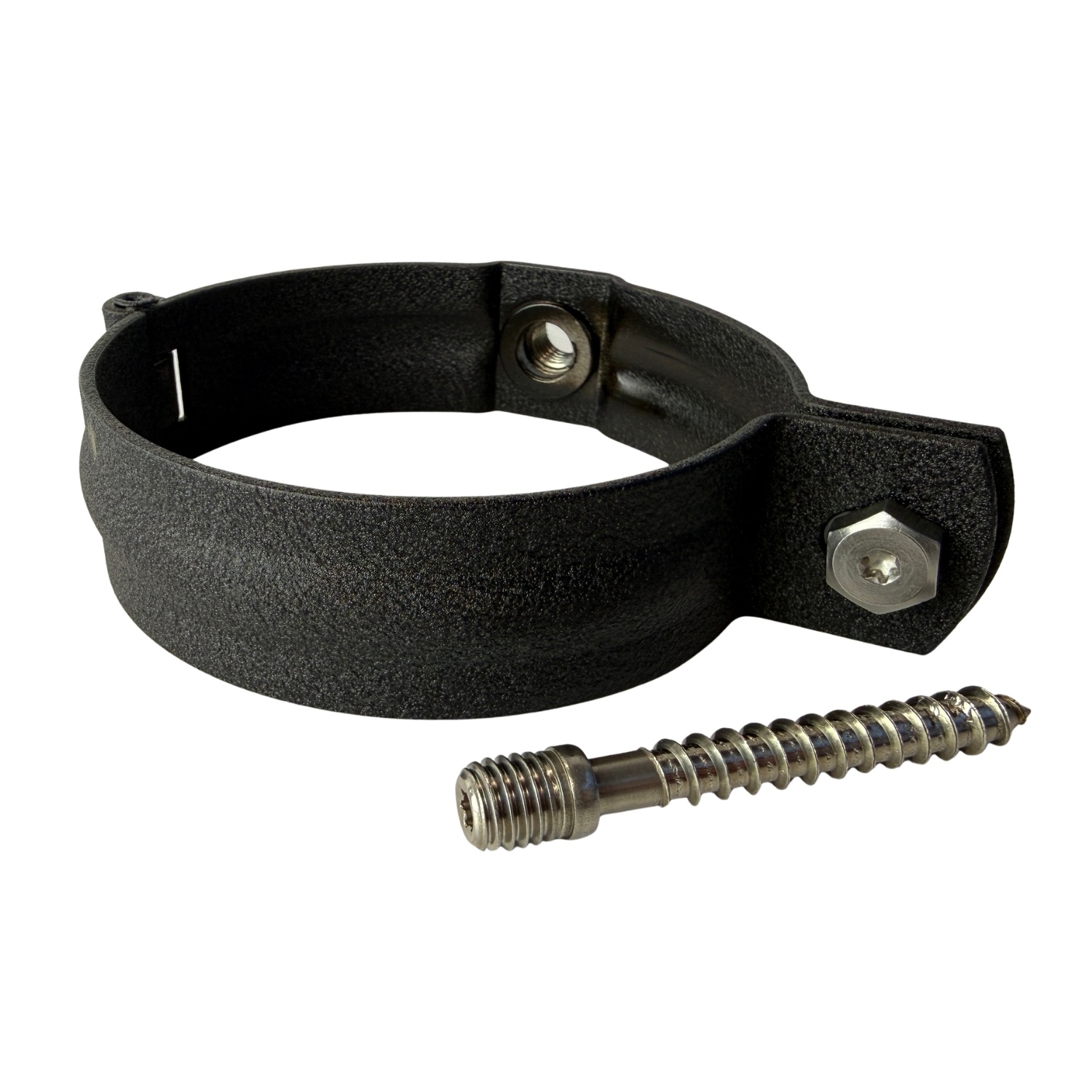 Prefa Scharnierbeugel aluminium SET M10 100 mm P.10 zwart