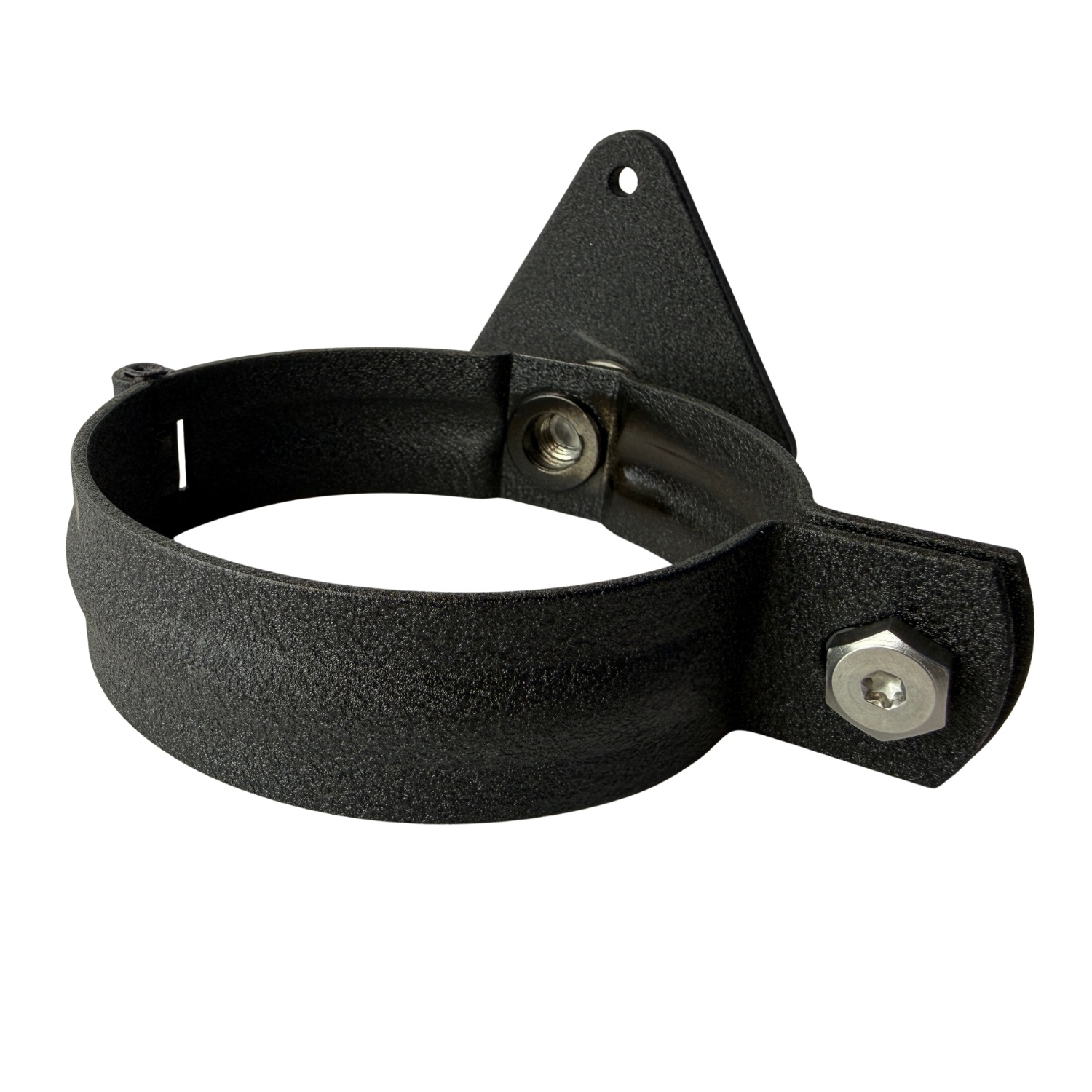 Prefa Aluminium scharnierbeugelset M10 100 mm P.10 zwart - set met montage-opties (Prefa)