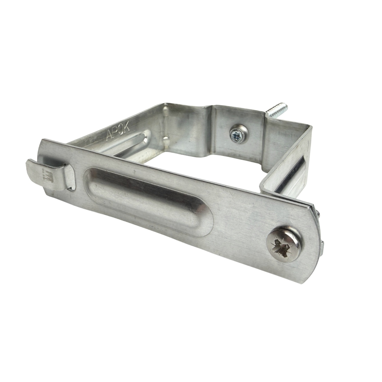 Regenpijpbeugel zink NIS SET 80x80 mm M8