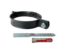 Kallos Scharnierbeugel 80 mm M8 Ral-7021 | Kallos