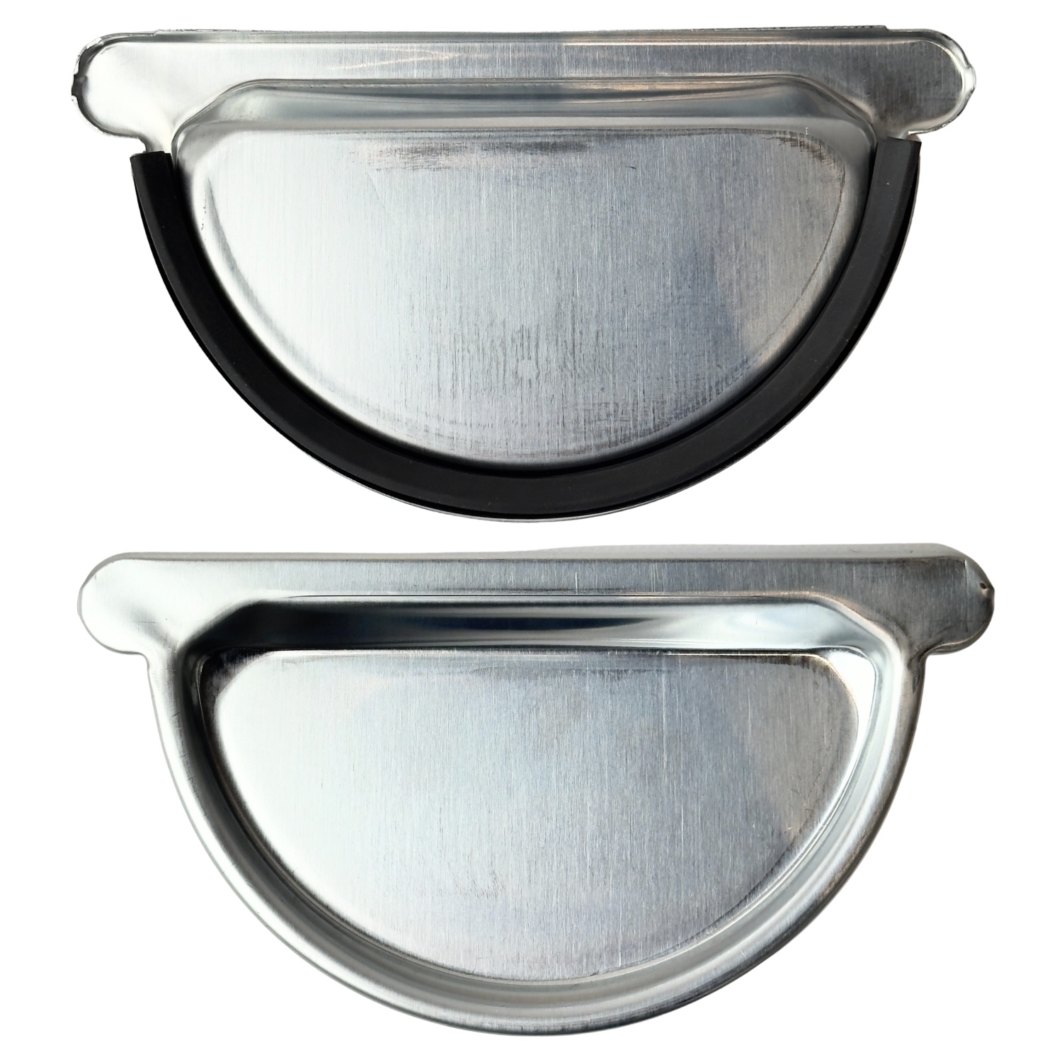 Kopschot vlak links/rechts zink met rubber M333 (zonder solderen/lijmen)