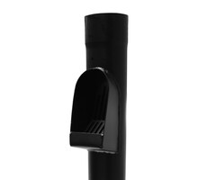 Kallos Bladafscheider 80 mm zwart Ral-9005 | Kallos