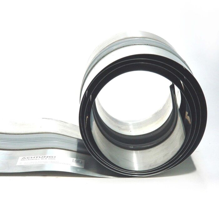 Rheinzink Rheinzink walsblank expansieband rol 3 meter x 260 mm x 0,80 mm - dubbel gevulkaniseerd