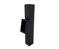 Aluminium bladafscheider 80x80mm - Ral-9005 fijnstructuur
