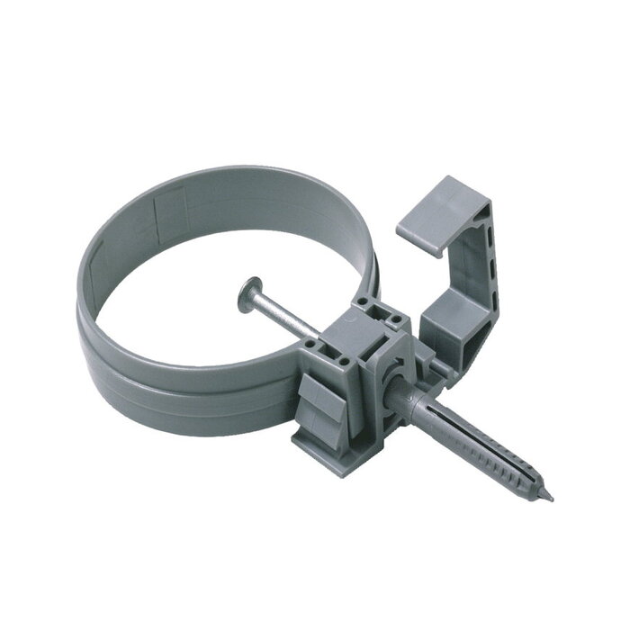 Jarola Hwa beugel KPA pvc met onderblok en slagplug 80 mm